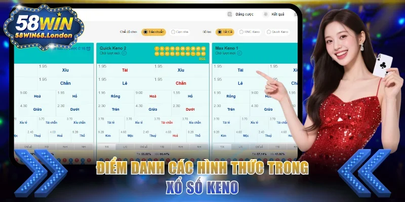 Các lựa chọn cược Keno cần biết